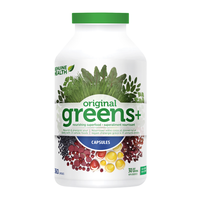 Genuine Health, greens+, 360 Capsules