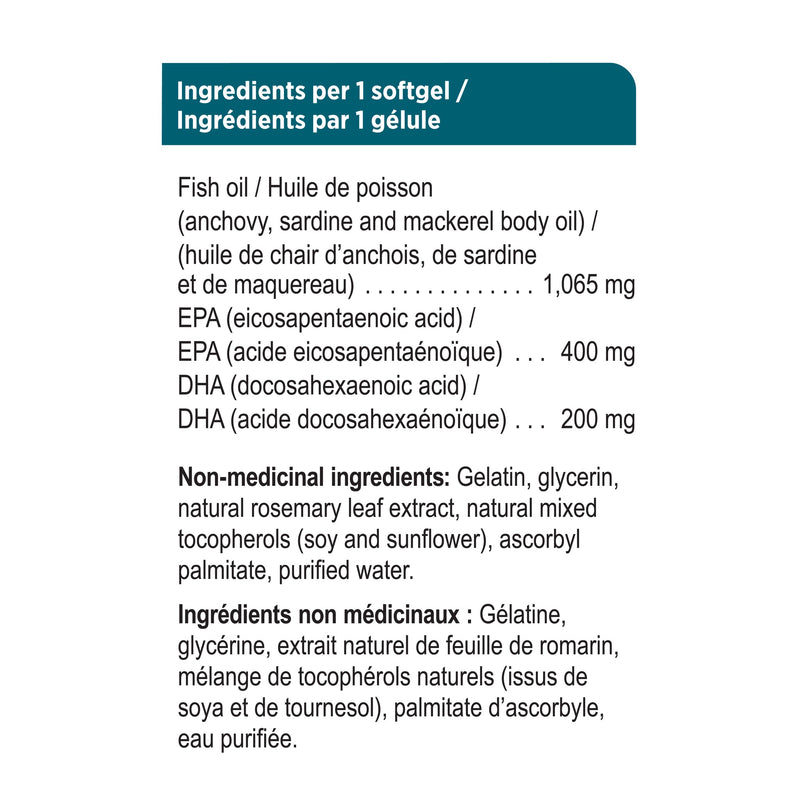 Genuine Health, Omega3 EXTRA STRENGTH, 60 소프트젤(중단됨)