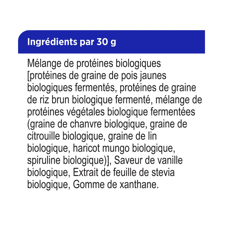 حقيقية الصحة، البروتينات النباتية العضوية المخمرة +، الفانيليا، 600 جرام