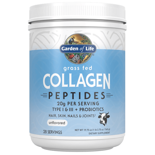 Garden of Life Grass Fed Collagen Peptides Drink Mix