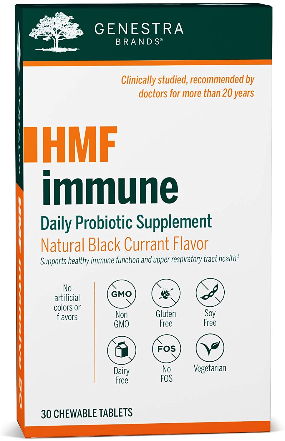 Genestra HMF Immune 30 Chewable Tablets