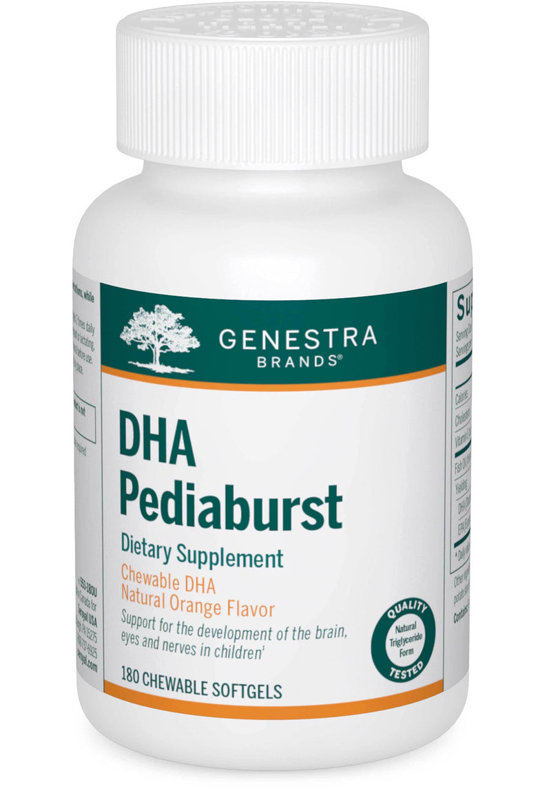 Genestra DHA Pediaburst Chewable DHA Formula 180 Softgels - Orange Flavour
