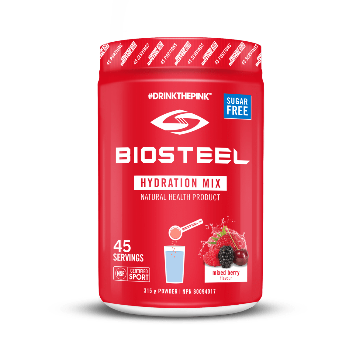 BioSteel, Hydration Mix, Mixed Berry