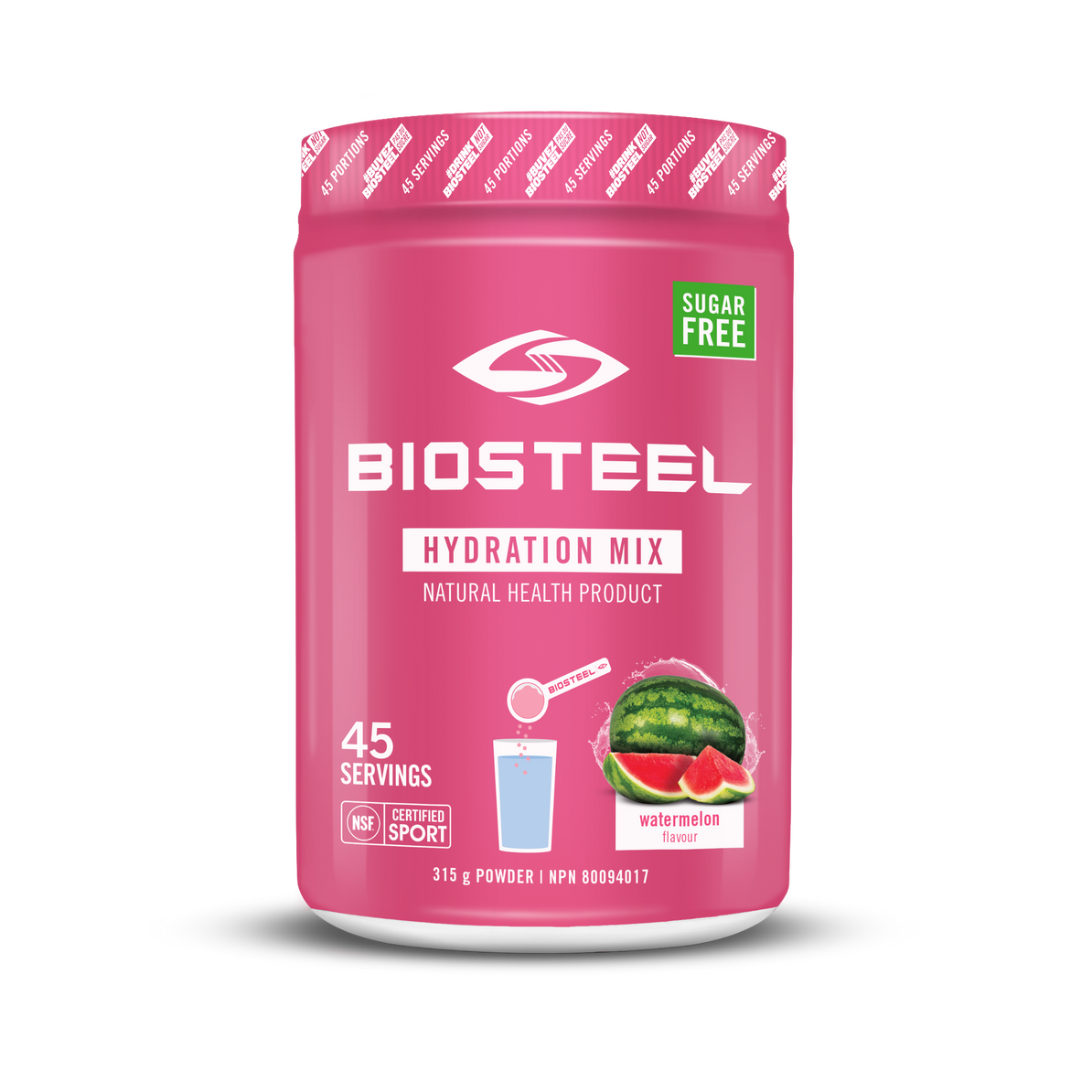 BioSteel, Hydration Mix, Watermelon, 315g (45 Servings)