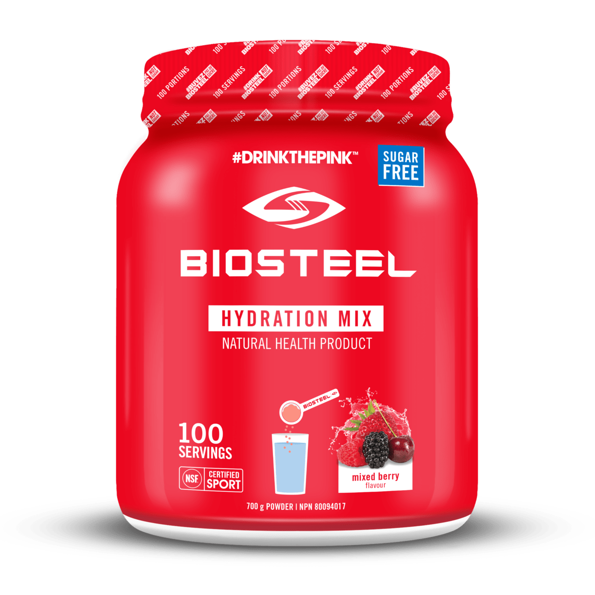 BioSteel, Hydration Mix, Mixed Berry