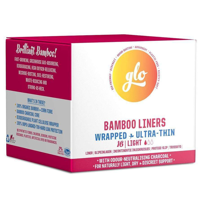 GLO Bamboo Liners Wrapped & Ultra-Thin