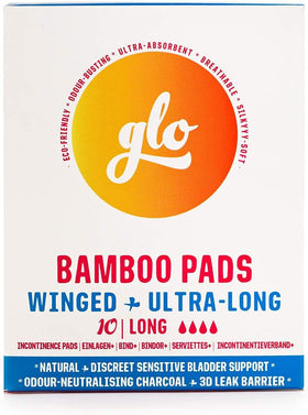 GLO Bamboo Pads Winged & Ultra-Long