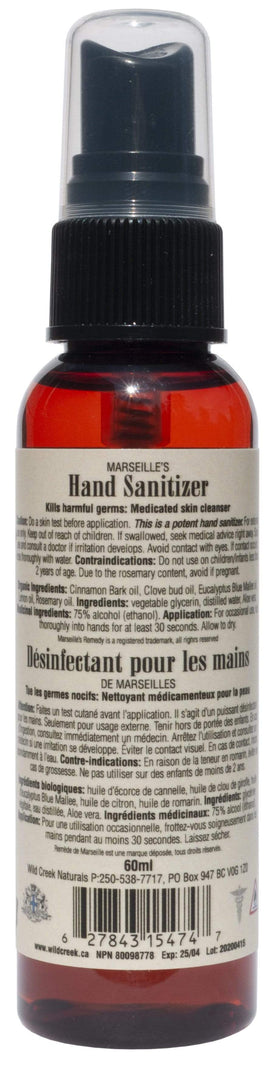 Marseille's Remedy Hand Sanitizer 60 ml
