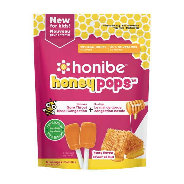 Honibe Honey Pops for Kids Pure Honey