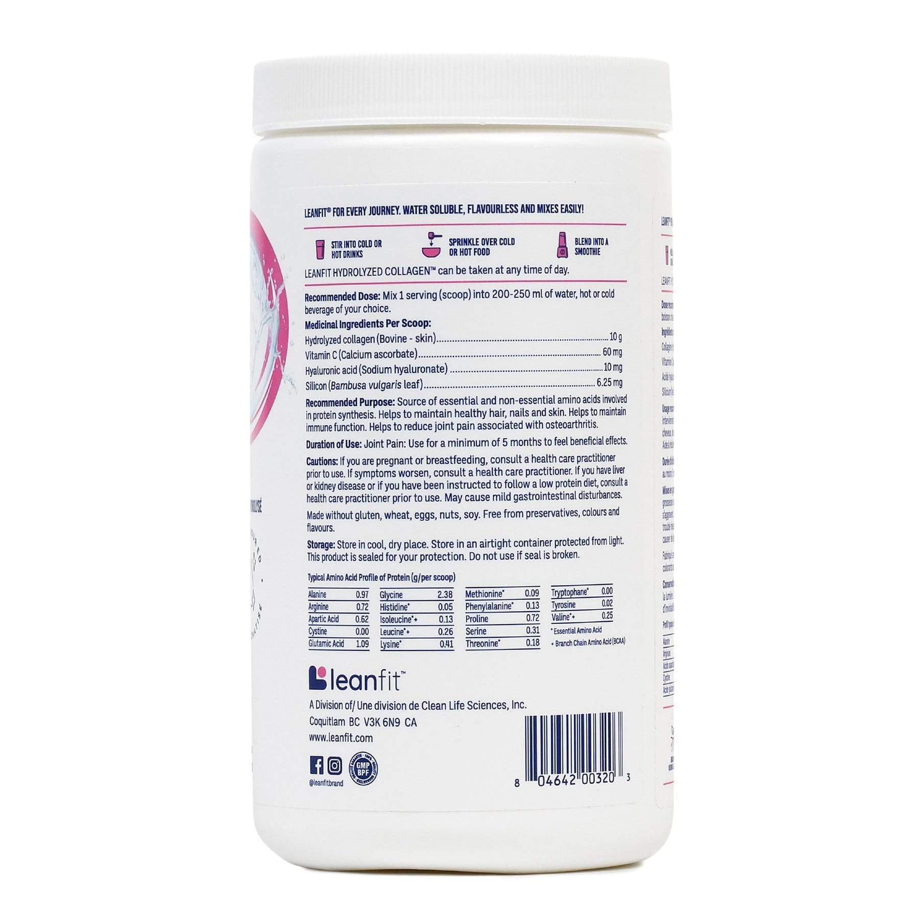 Leanfit Hydrolyzed Collagen