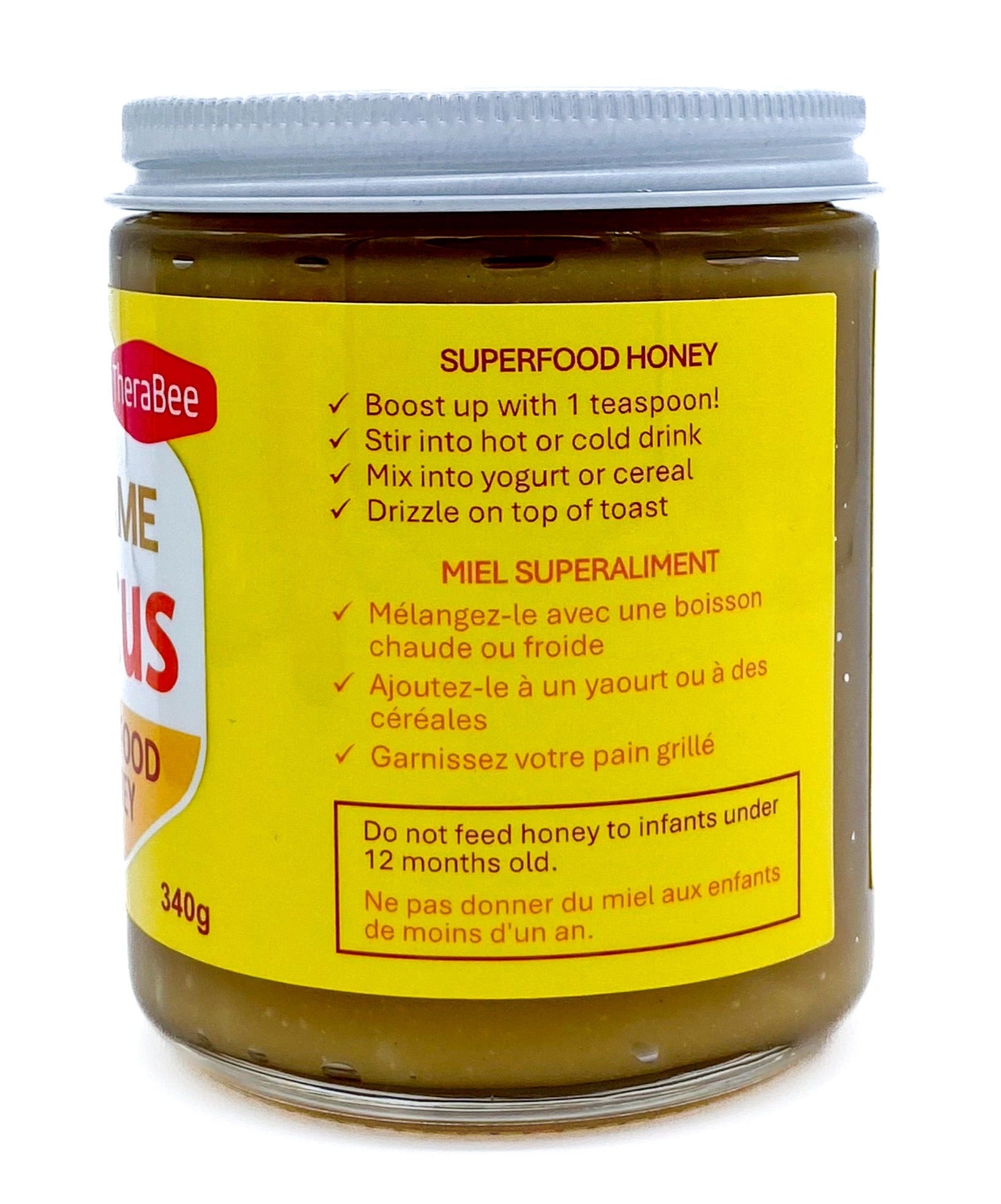 TheraBee, Sesame Focus, Superfood Honey, 340g