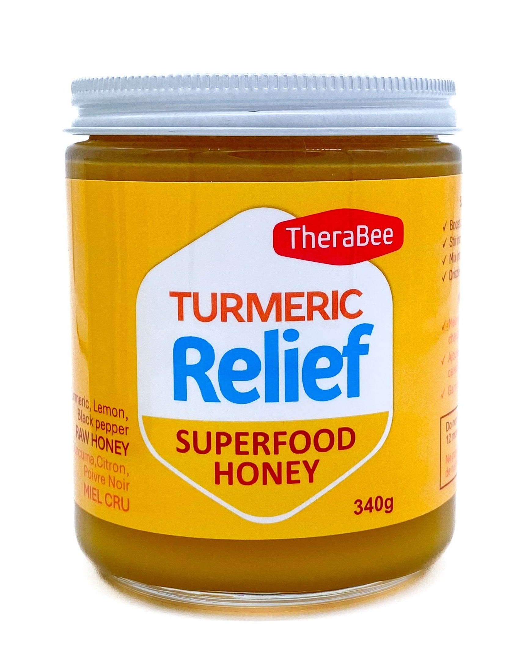TheraBee, Turmeric Relief, Superfood Honey, 340g