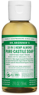 Dr. Bronner's, 퓨어 카스티야 비누 18-in-1, 아몬드, 59mL