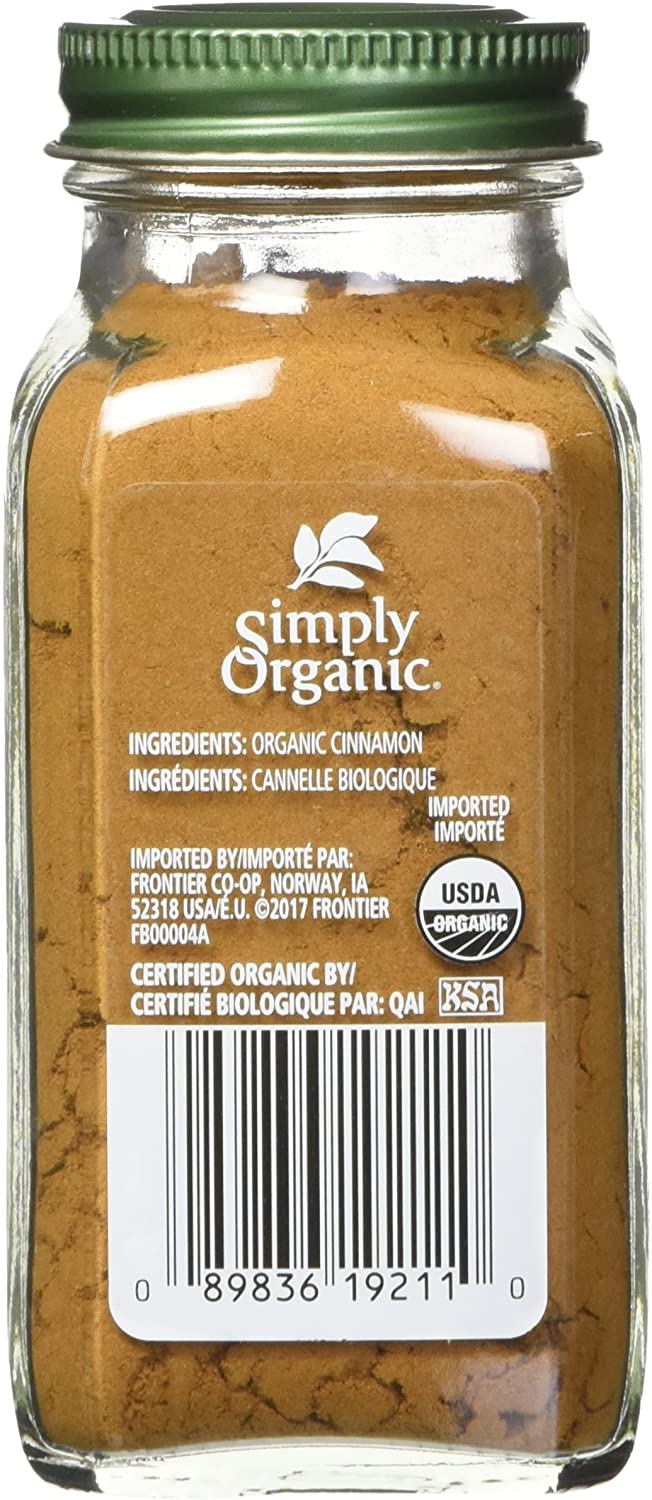 Simply Organic Organic Cinnamon 69 g