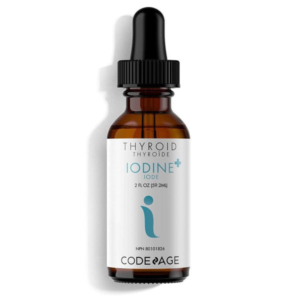 Codeage Thyroid Iodine+ - اليود السائل الناشئ النقي لدعم الغدة الدرقية