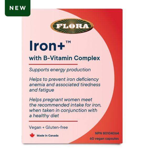비타민 B 복합체가 함유된 Flora Iron+ 캡슐