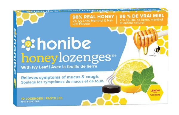 Honibe Honey Lozenges With Ivy Leaf Orange