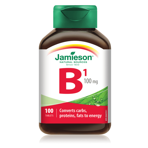 Jamieson Vitamin B1 100 mg 100 Tablets