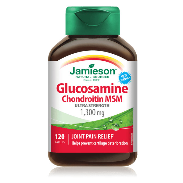 Jamieson 글루코사민 콘드로이틴 MSM 120 캐플릿