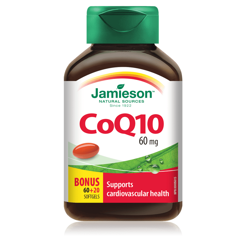 Jamieson CoQ10 60 mg 80 Softgels