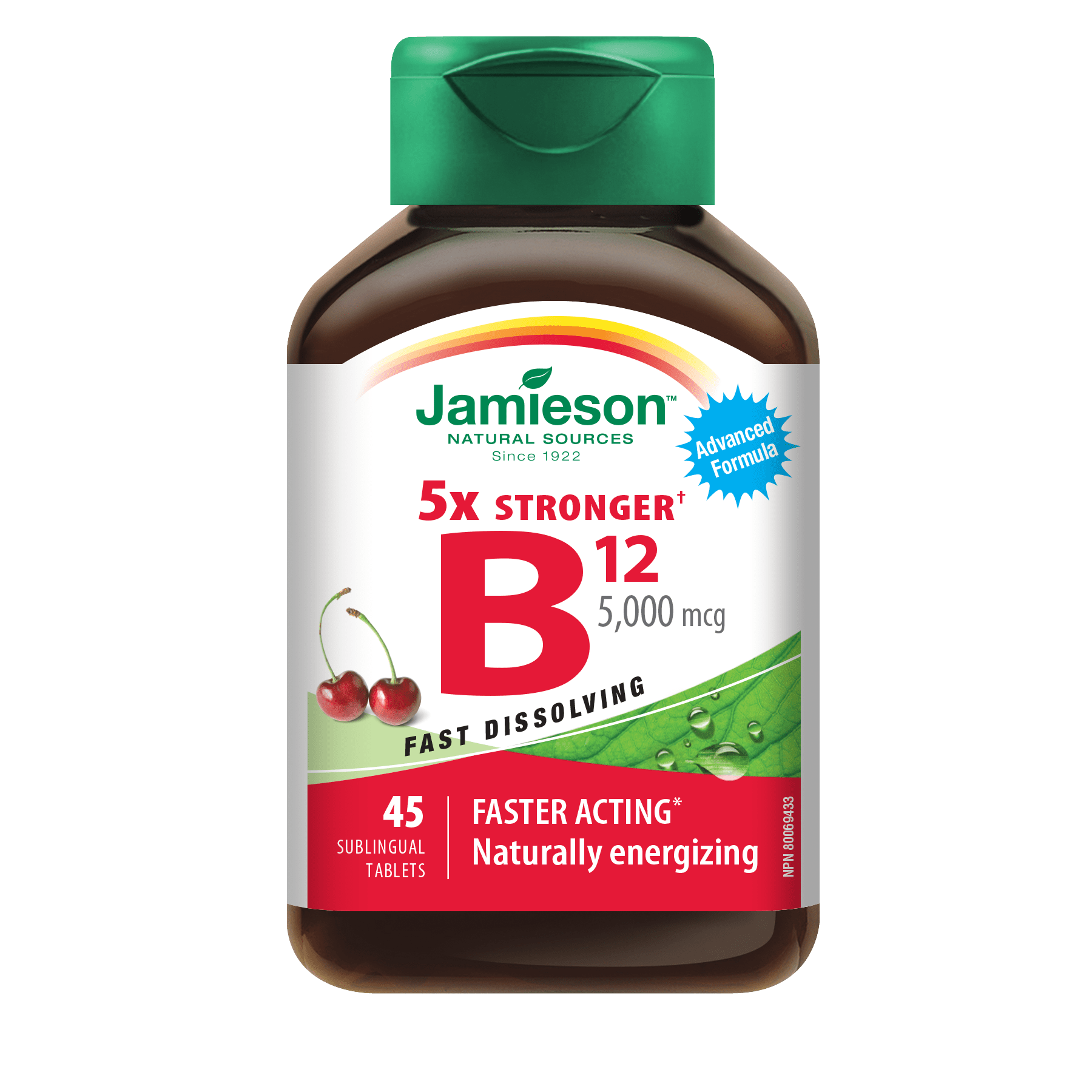 Jamieson Vitamin B12 5000 mcg 45 Sublingual Tablets