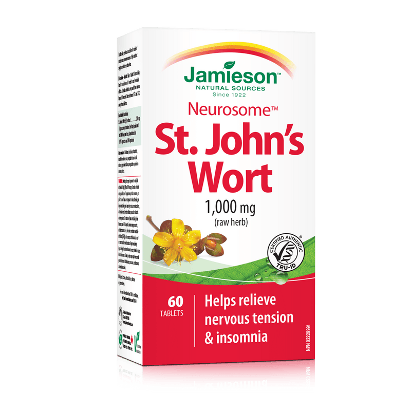 Jamieson Neurosome St. John's Wort 1000 mg 60 Tablets