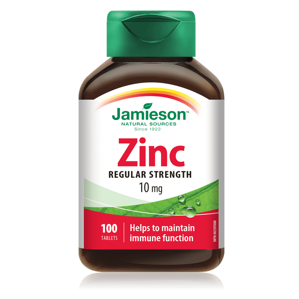 Jamieson Zinc 10 mg 100 Tablets