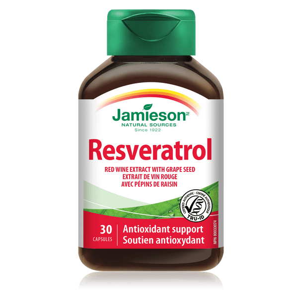Jamieson Resveratrol 30 Capsules