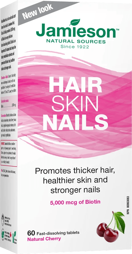 Jamieson Hair Skin Nails Natural Cherry 60 Tablets