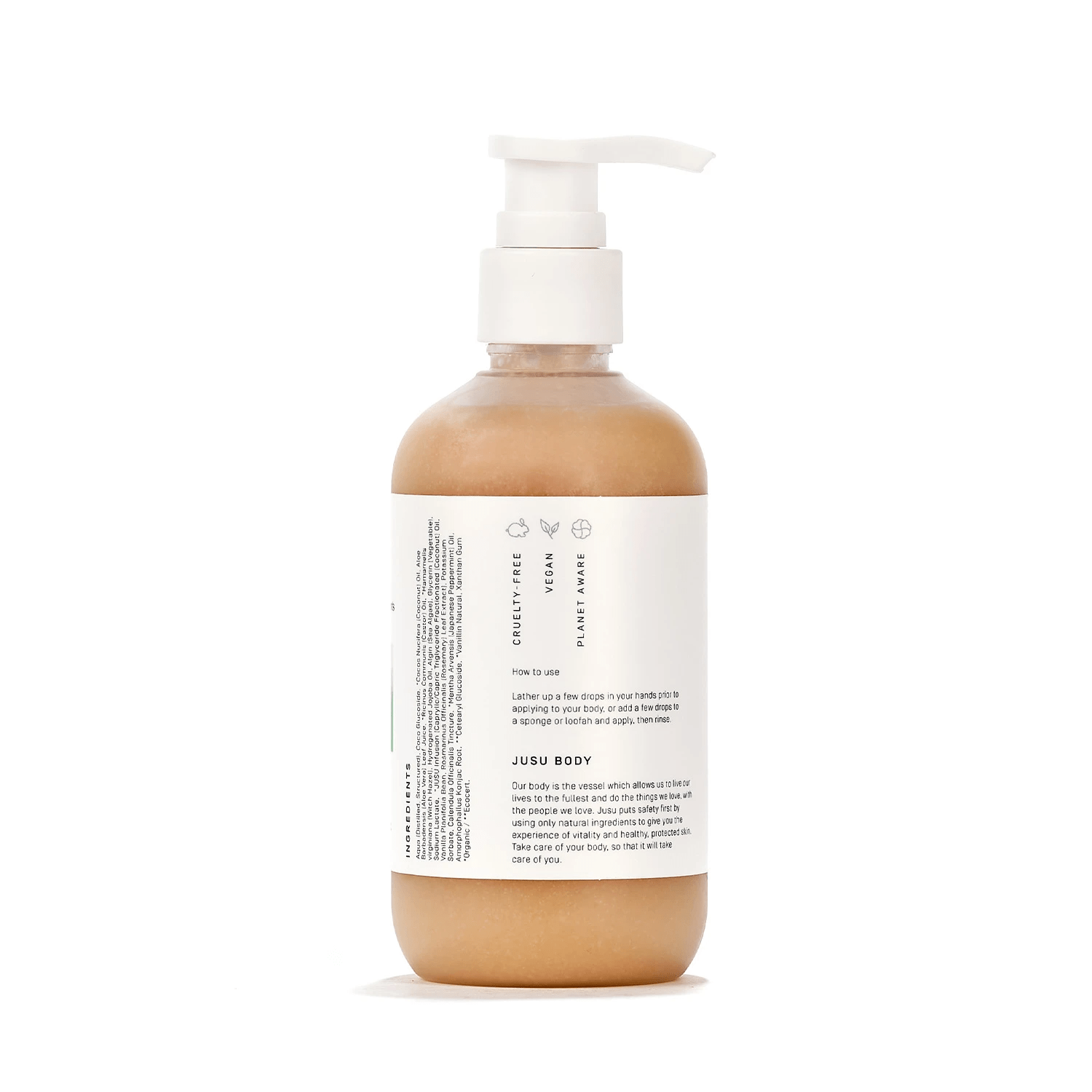 Jusu  Plant Based Vanilla Peppermint Body Wash
