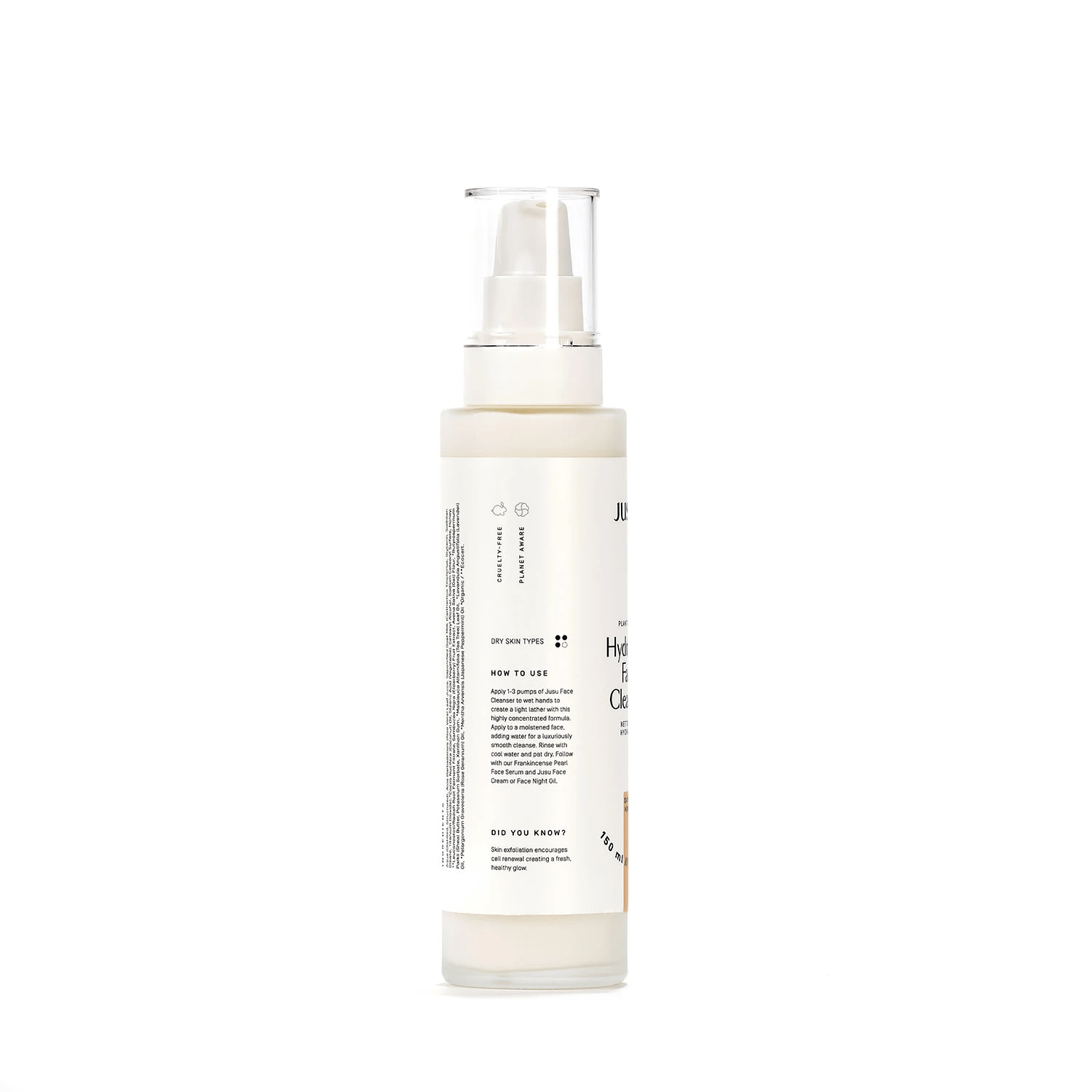 Jusu Plant Based  Oats & Honey Hydration Face Cleanser