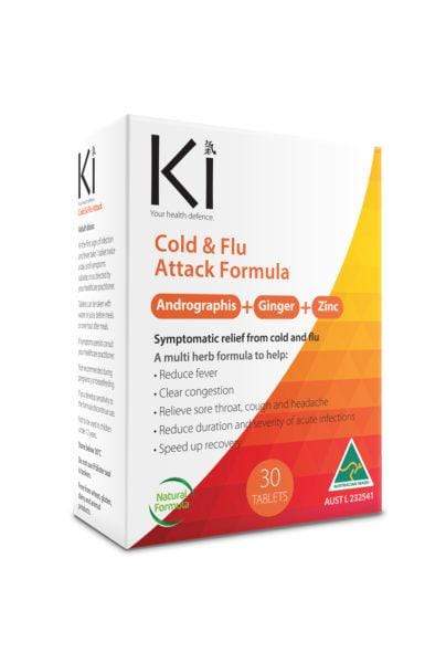 Ki Cold and Flu Attack Formula 30 Tablets