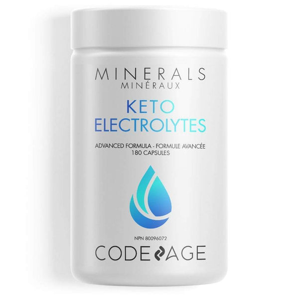 Codeage Keto Electrolytes - Vegan Source of Essential Minerals - 3-Month Supply