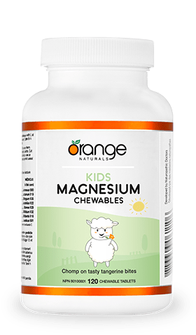 Orange Naturals 어린이용 마그네슘 50 mg 120 츄어블