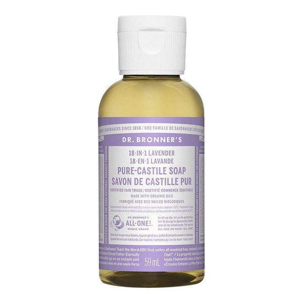 Dr. Bronner's Lavender Liquid Soap 59 mL