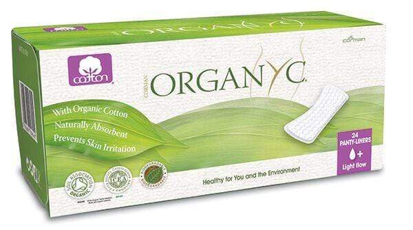 Organ(y)c Panty Liners With Organic Cotton Flat 24 Panty Liners