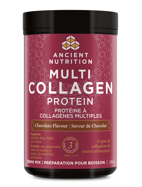 Ancient Nutrition, 멀티 콜라겐 단백질, 초콜릿, 286g