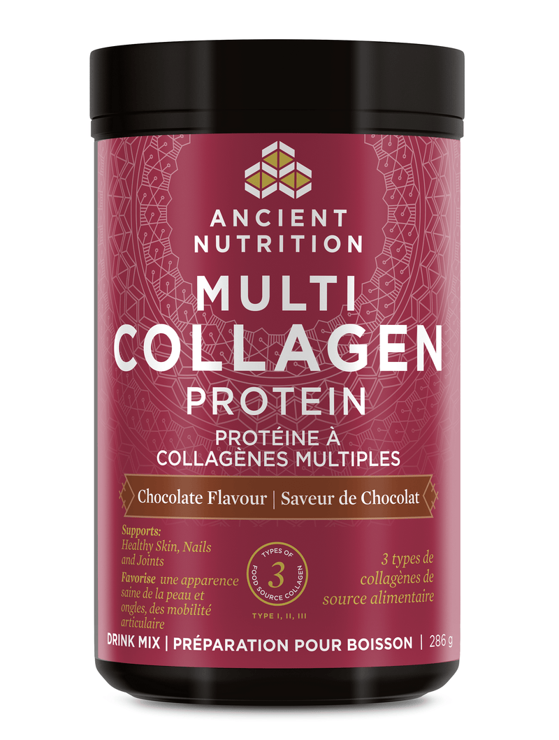 Ancient Nutrition, Multi Collagen Protein, Chocolate, 286g
