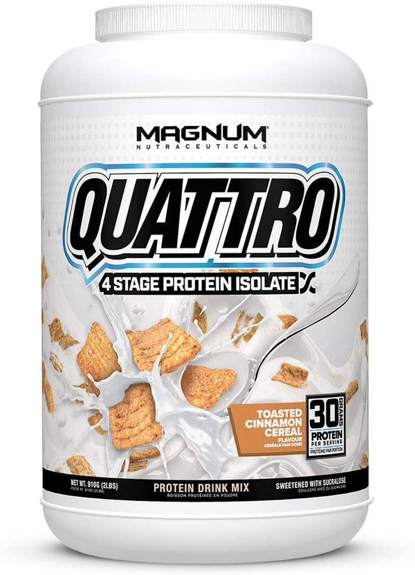 Magnum Quattro 4 Stage Protein Isolate, Toasted Cinnamon Cereal