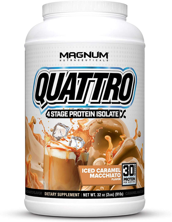 Magnum Quattro 4 Stage Protein Isolate, Iced Caramel Macchiato