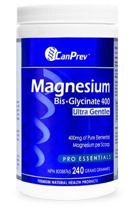 CanPrev Magnesium Bis-Glycinate 400 Ultra Gentle 240 g
