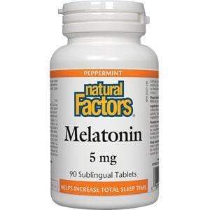 Natural Factors Melatonin 5 mg 90 Sublingual Tablets