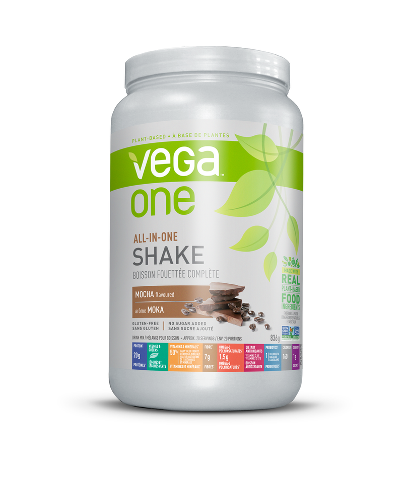 Vega, All-in-One Shake, Mocha, Large (836g)