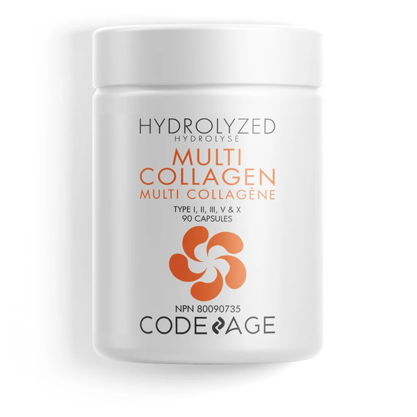 Codeage Multi Collagen Protein Capsules - 5 Types Grass-Fed Hydrolyzed Collagen Peptides
