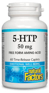 Natural Factors 5-HTP 50 mg 60 Time-Release Caplets