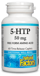 ناتشورال فاكتورز 5-HTP 50 مجم 60 كبسولة ممتدة المفعول