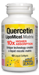 Natural Factors 케르세틴 LipoMicel 매트릭스 액체 소프트젤