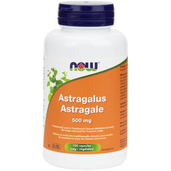 NOW, Astragalus, 500mg, 100 Veg-Caps