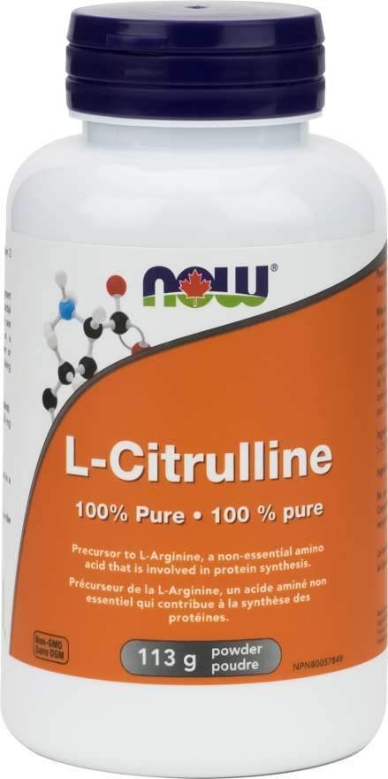 NOW L-Citrulline Pure Powder 113 Grams