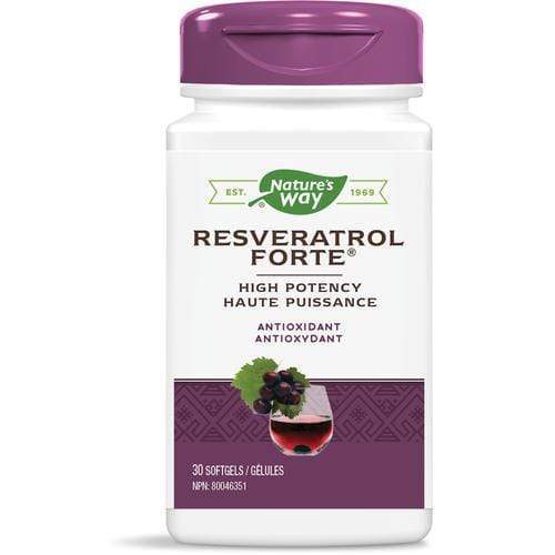 Nature's Way Resveratrol Forte Antioxidant Softgels